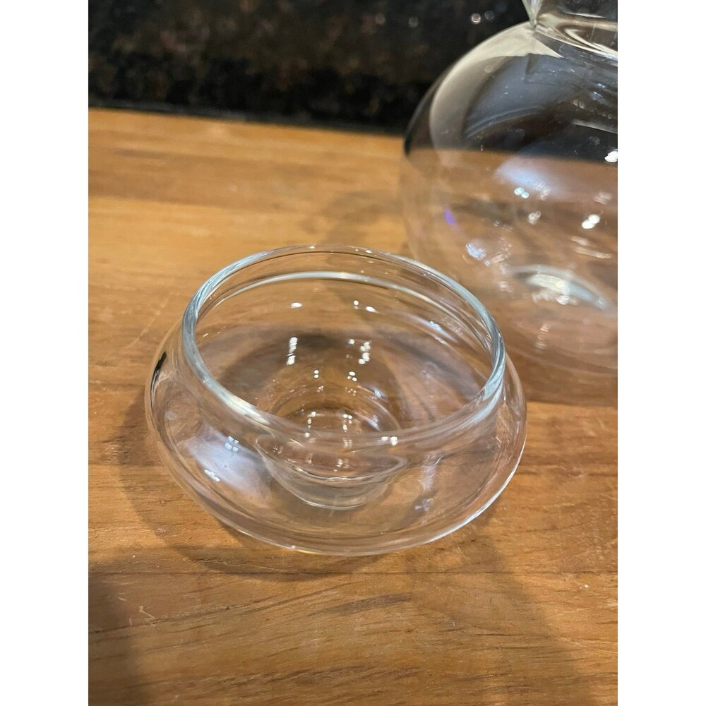 Primula Clear Glass 40 oz Teapot w/ Infuser & Lid - Picture 6 of 8
